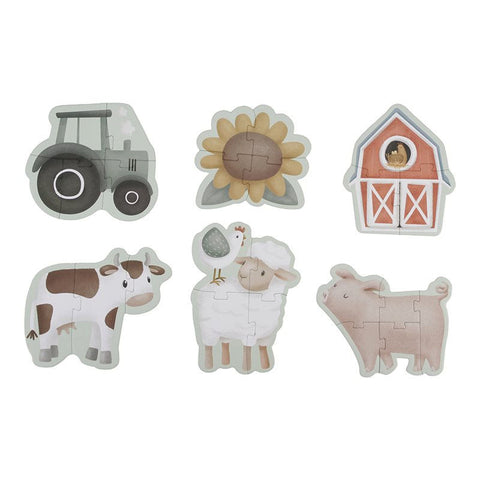 Puzle 6 en 1 Pequeña Granja FSC – Little Dutch