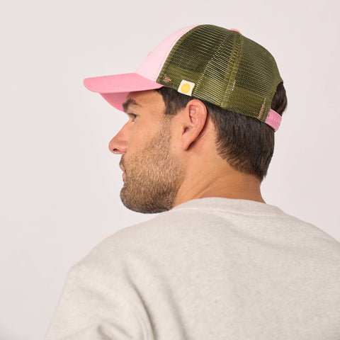 Gorra Trucker algodón Rosa y verde - Billybelt