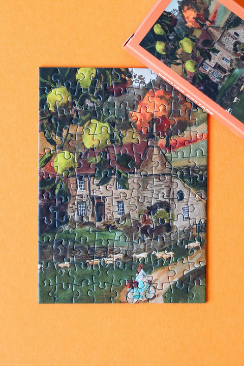 Mini-puzzle de 99 piezas -  English Cottage - Piecely Puzzles