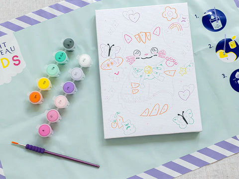 Kit creativo infantil Petit Pinceau Kids Maneki Neko – La Petite Épicerie