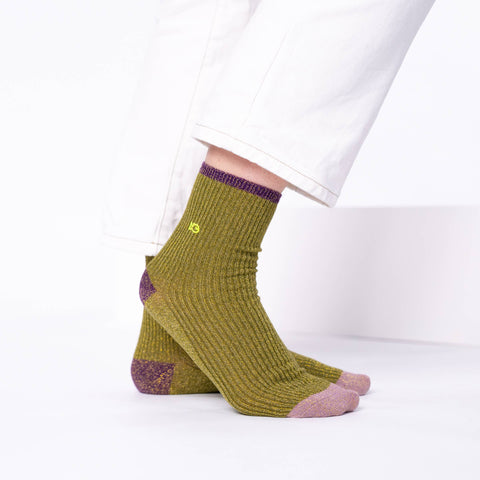 Calcetines Vintage Oliva - Billy Belt