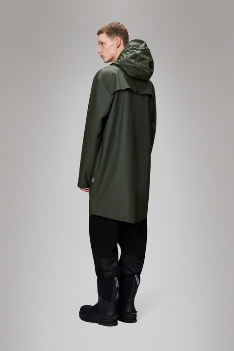 Long Jacket W3 Green - Rains