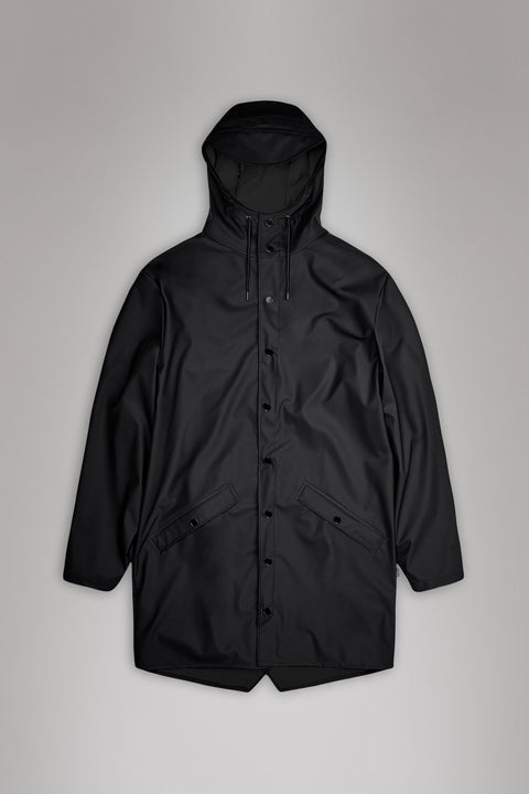 Long Jacket W3 Black - Rains