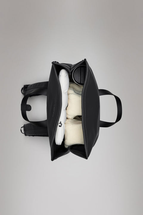 2 Way Tote Backpack Black - Rains