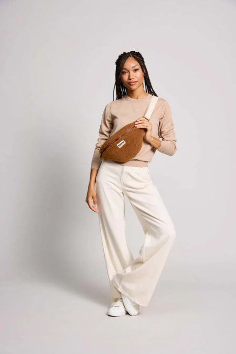 Riñonera Olivia Teddy marrón - Hindbag