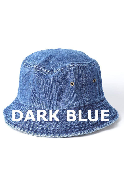 Gorro vintage en denim de algodón - La Familia