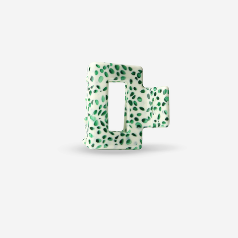 Barrette Lib Olive Dott