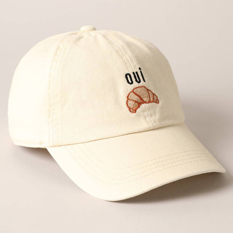 Gorra de béisbol bordada “Croissant” - La Familia