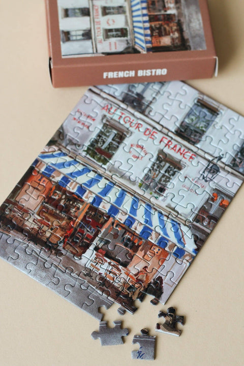 Mini-puzzle de 99 piezas - French Bistro - Piecely Puzzles