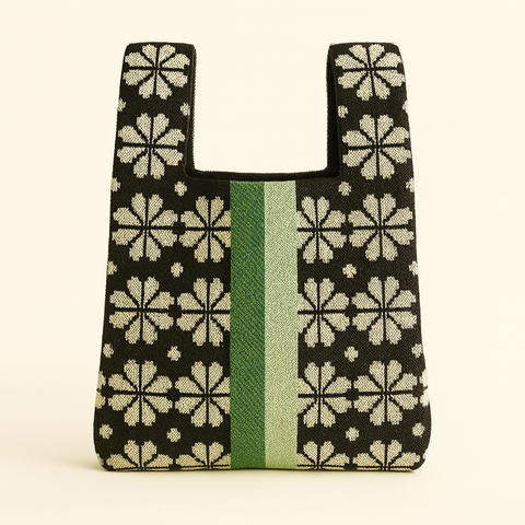 Bolso FLowers - TOKEII KNIT STUDIO