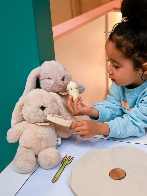 Bubbles Bunny Biscuit Beige (23cm) - Bonton Toys