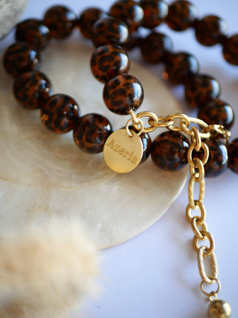 Collier Gabi Léopard - Azeria