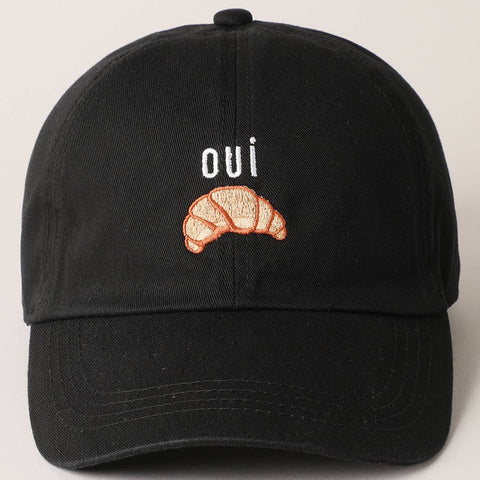 Gorra de béisbol bordada “Croissant” - La Familia