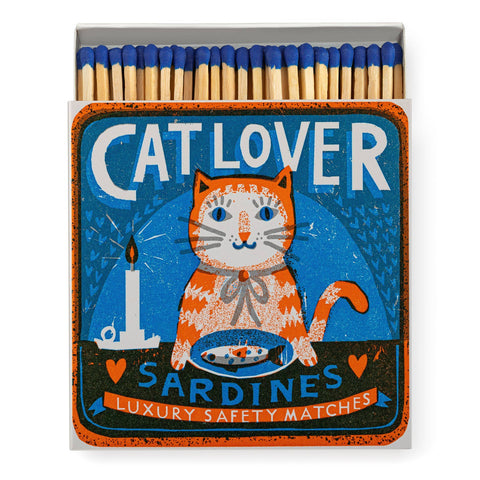 Sardines pour amateurs de chats | Carré - Allumettes de sûreté