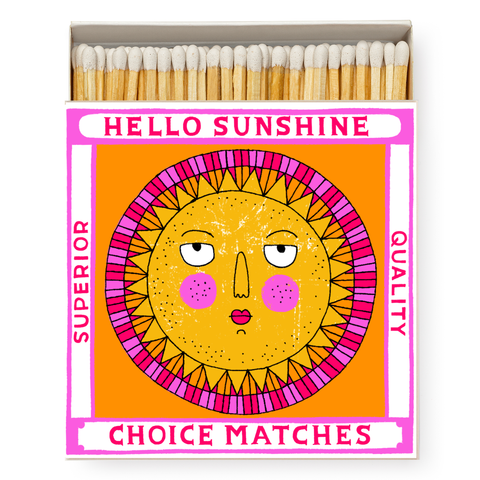 Hello Sunshine | Square - Allumettes de sécurité