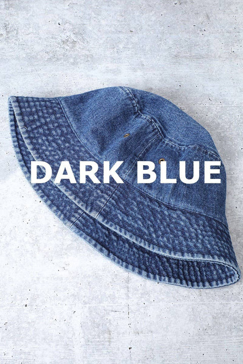 Gorro vintage en denim de algodón - La Familia