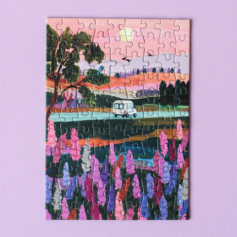 Mini Puzzle de 99 piezas - "Van Life" - Piecely puzzles