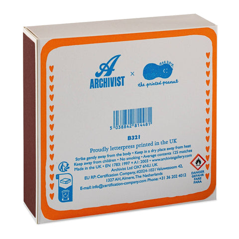 Sardines pour amateurs de chats | Carré - Allumettes de sûreté