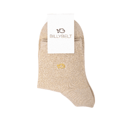 Calcetines mujer Beige con brillo - 37/40 - Billy Belt