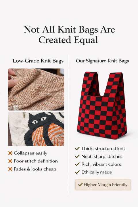 Bolso Pétales rétro – TOKEII KNIT STUDIO
