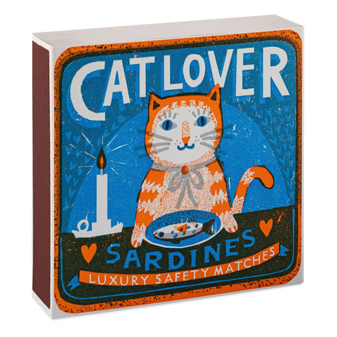 Sardines pour amateurs de chats | Carré - Allumettes de sûreté