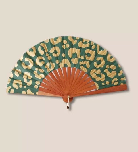 Mini Abanico  39 Leo – Esmeralda Oro - Ventillo