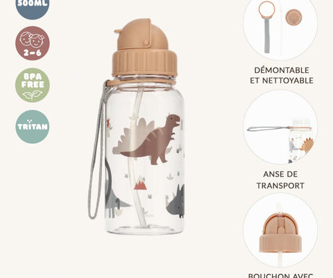 Botella Plástico – Dinos World – Tutete