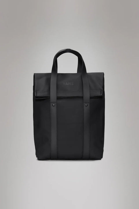 2 Way Tote Backpack Mini Black - Rains