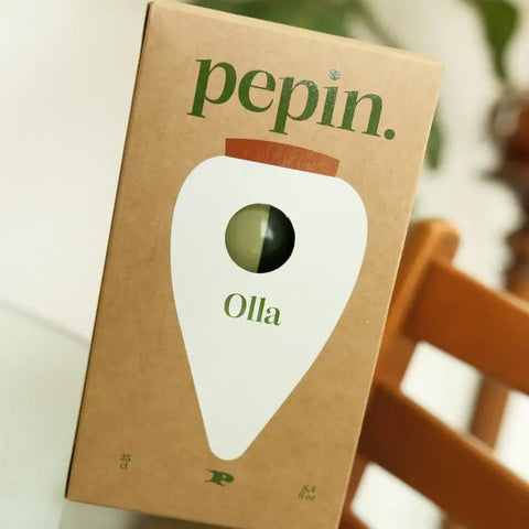 Olla de riego con rayas verdes - Pépin