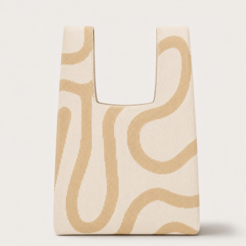 Bolso Flux Abstrait – TOKEII KNIT STUDIO