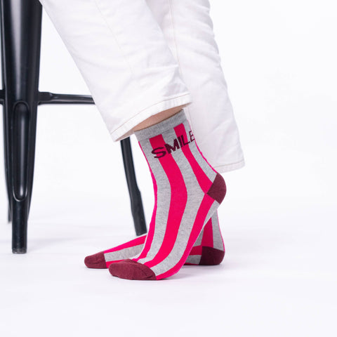 Calcetines de rayas Smile - Billy Belt