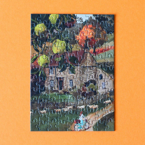 Mini-puzzle de 99 piezas -  English Cottage - Piecely Puzzles