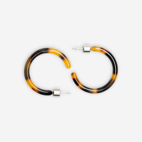 Boucles d'oreilles - Loop Dark Cheetah