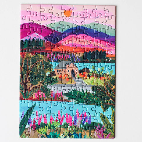 Mini Puzzle de 99 piezas - "Lake Tekapo" - Piecely puzzles