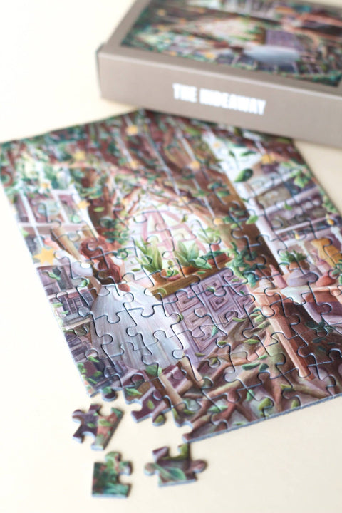 Mini-puzzle de 99 piezas - The Hideaway - Piecely Puzzles