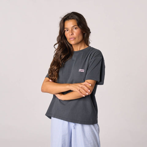 T-shirt femme en 100% coton biologique - Noir