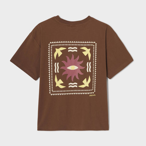 T-shirt femme en 100% coton biologique - Marron