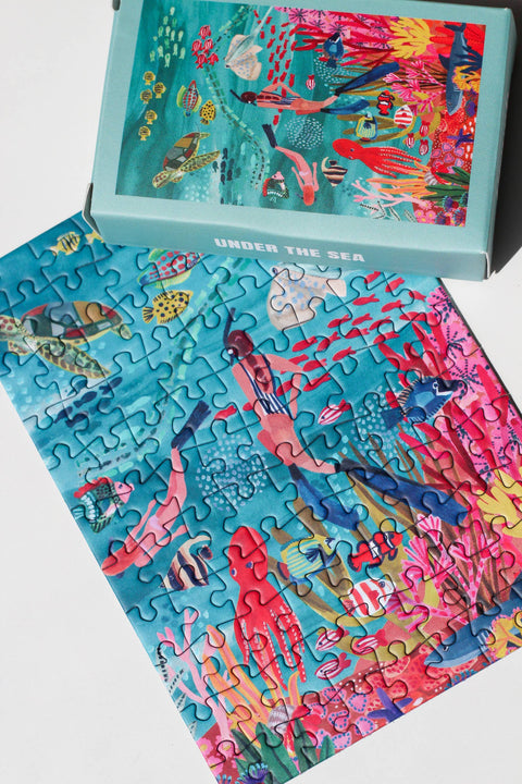 Mini Puzzle de 99 piezas - "Under the Sea" - Piecely puzzles