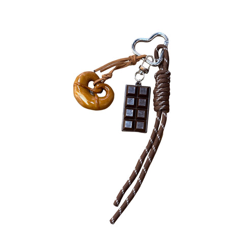 BIJOU DE SAC BS172 BRETZEL CHOCOLAT