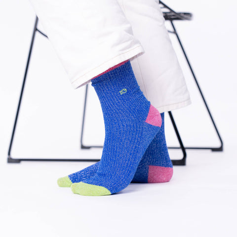 Calcetines vintage con Brillo Azul - Billy Belt