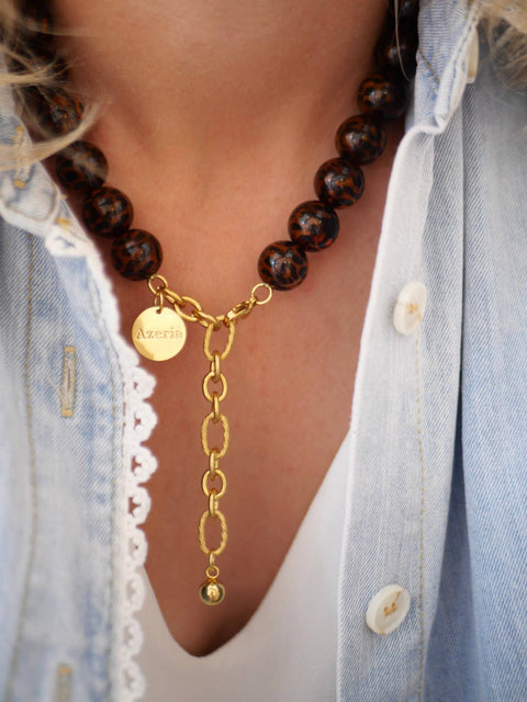 Collier Gabi Léopard - Azeria