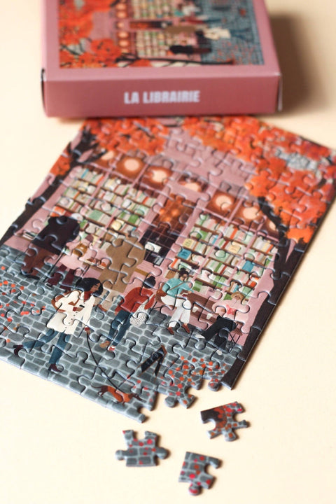 Mini Puzzle de 99 piezas - "La Librairie" - Piecely puzzles