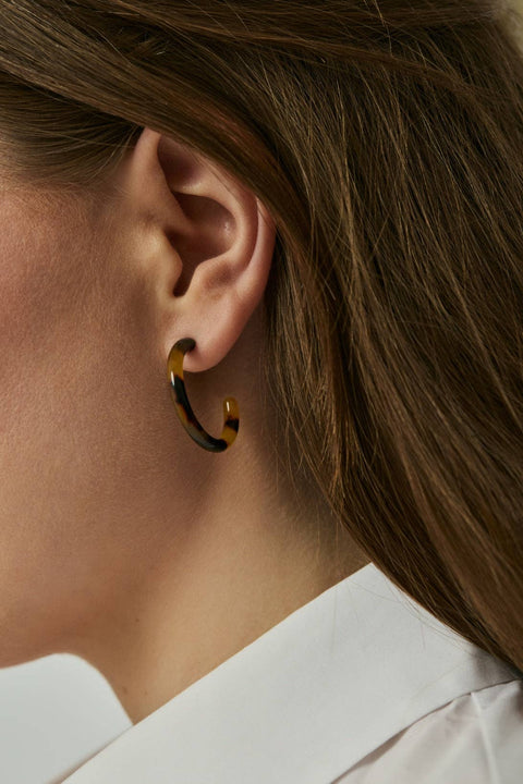 Boucles d'oreilles - Loop Dark Cheetah