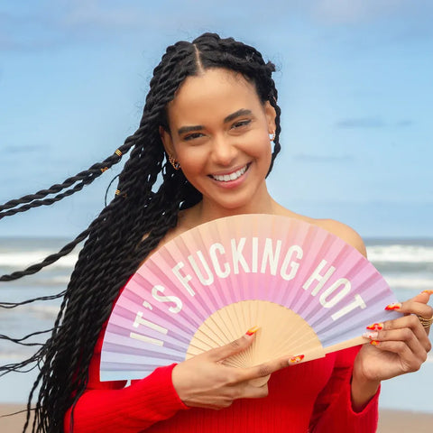 Abanico "Fucking hot" degradado brilla en la oscuridad - Fisura
