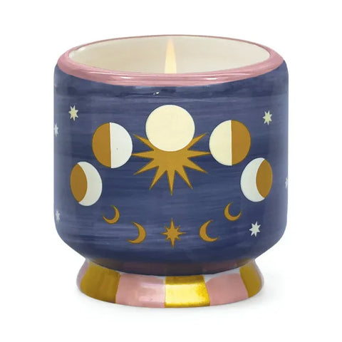 Vela cerámica Moon phases  – Jasmine & Rose – Paddywax