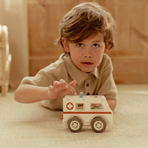 Ambulancia de madera - Little Dutch