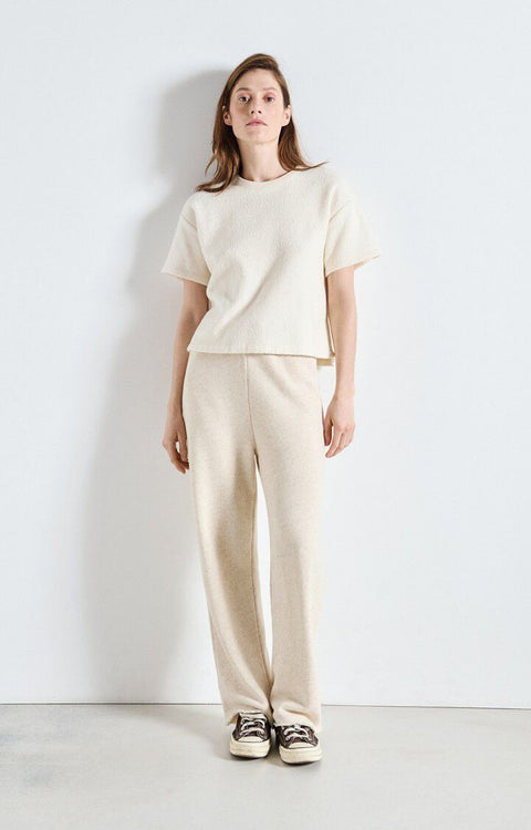 Camiseta mujer Bobypark American Vintage - Ecru