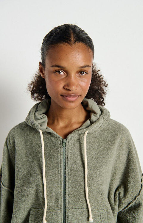 Sudadera con capucha mujer Bobypark American Vintage - Clay