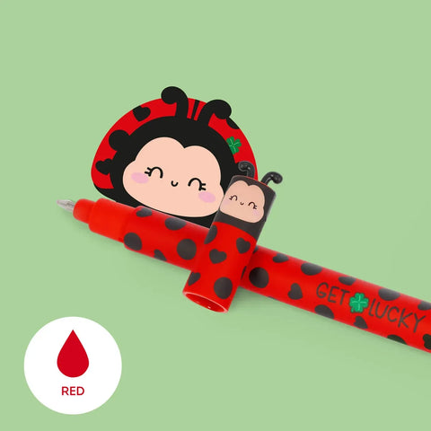 Bolígrafo de Gel Borrable – Ladybug  – Legami
