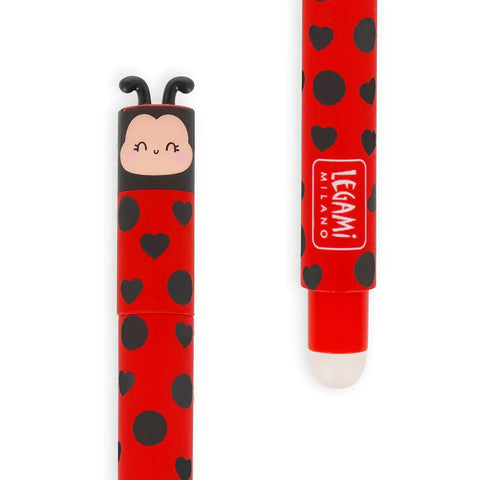 Bolígrafo de Gel Borrable – Ladybug  – Legami